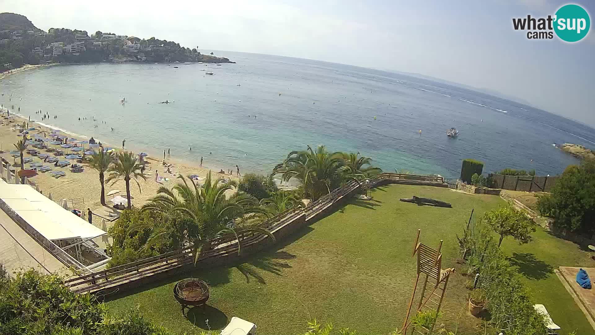 Platja de l’Almadrava beach Live Webcam Roses – Costa Brava – Spain