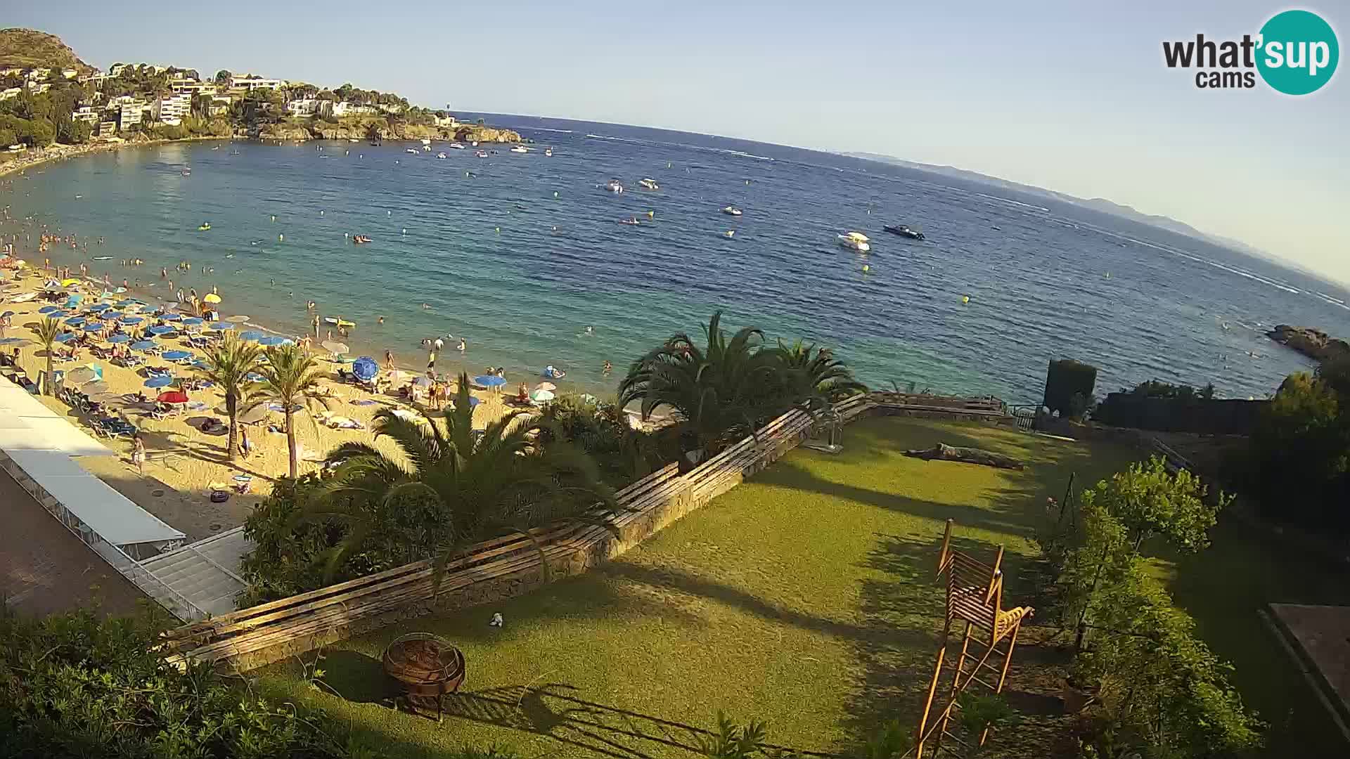 Platja de l’Almadrava beach Live Webcam Roses – Costa Brava – Spain