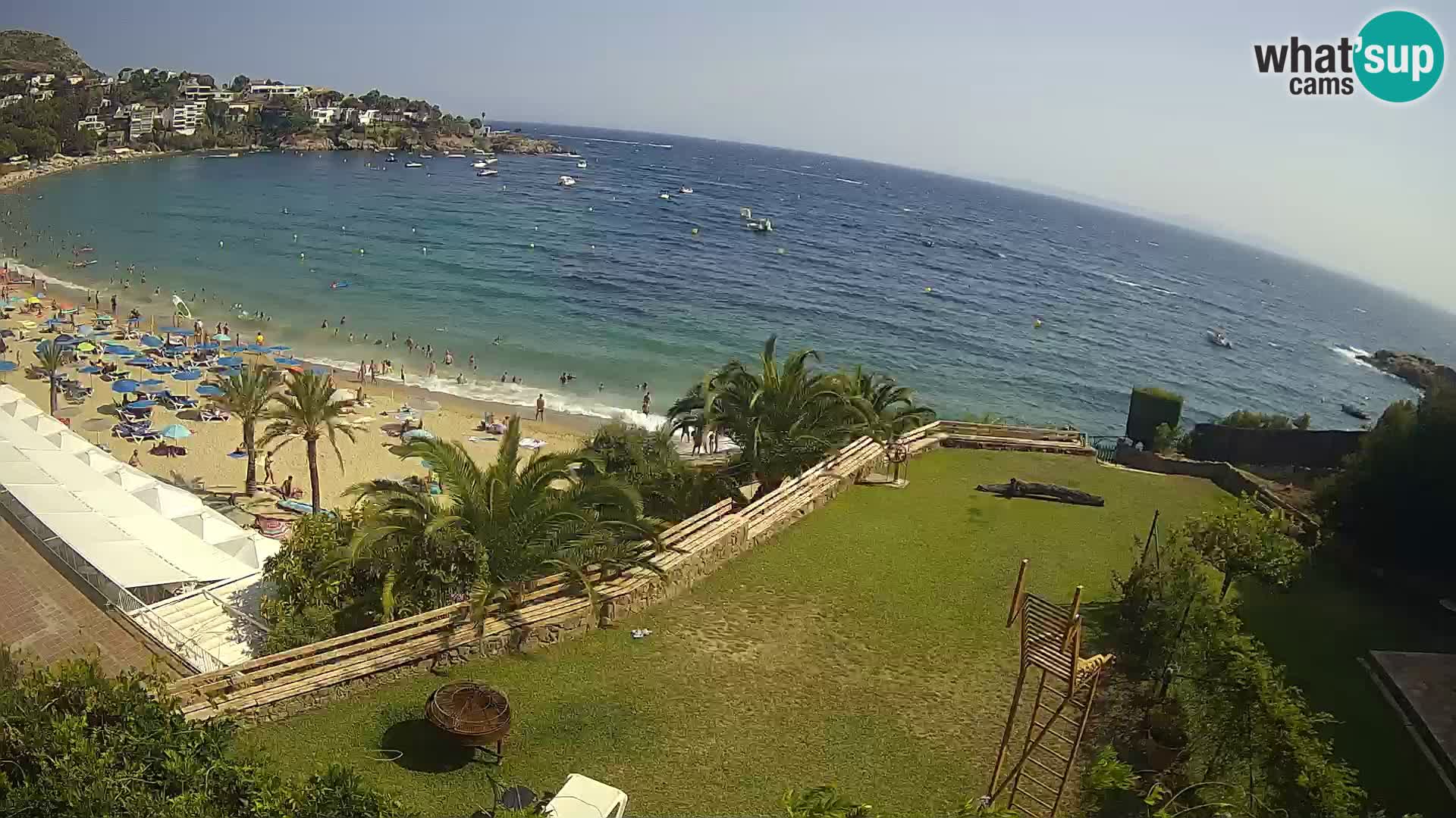 Platja de l’Almadrava Strand Webcam Roses – Costa Brava – Spanien