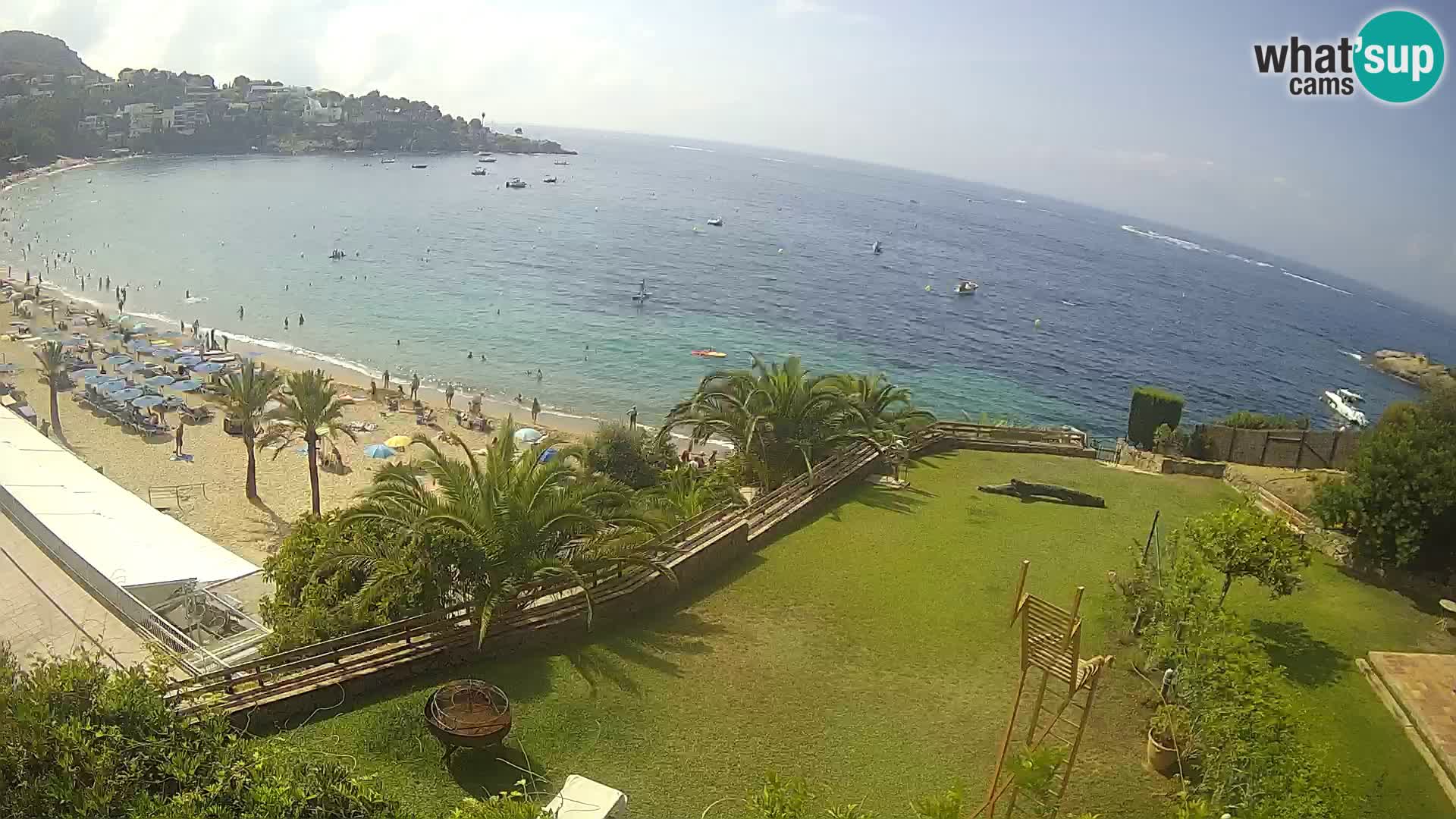 Platja de l’Almadrava beach Live Webcam Roses – Costa Brava – Spain