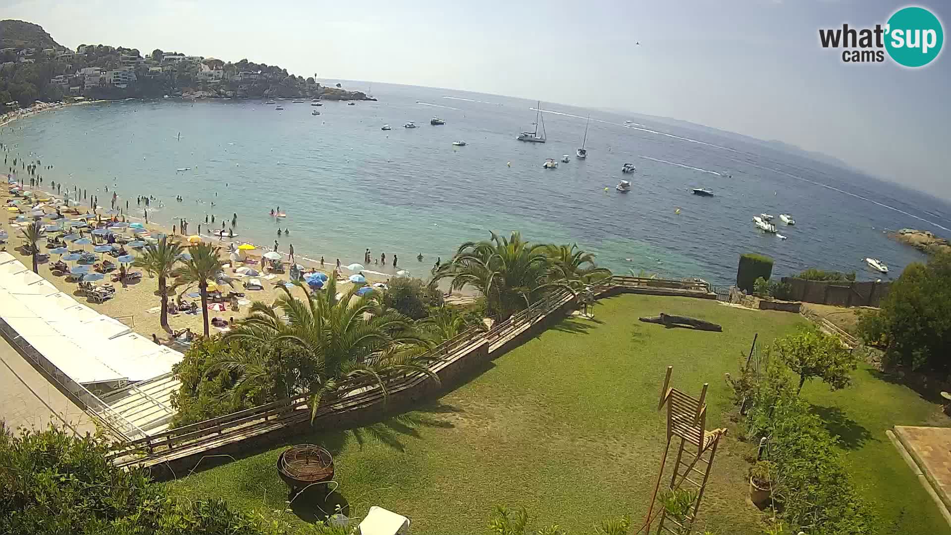 Platja de l’Almadrava beach Live Webcam Roses – Costa Brava – Spain