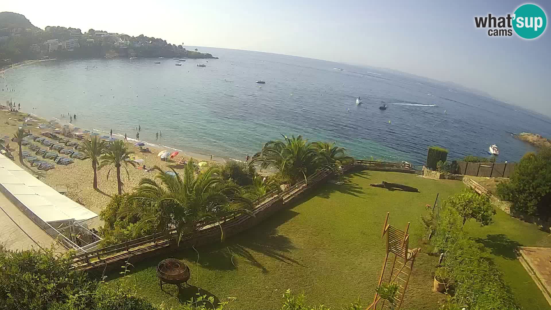 Platja de l’Almadrava beach Live Webcam Roses – Costa Brava – Spain
