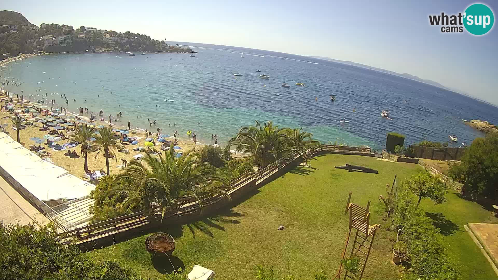 Platja de l’Almadrava Strand Webcam Roses – Costa Brava – Spanien