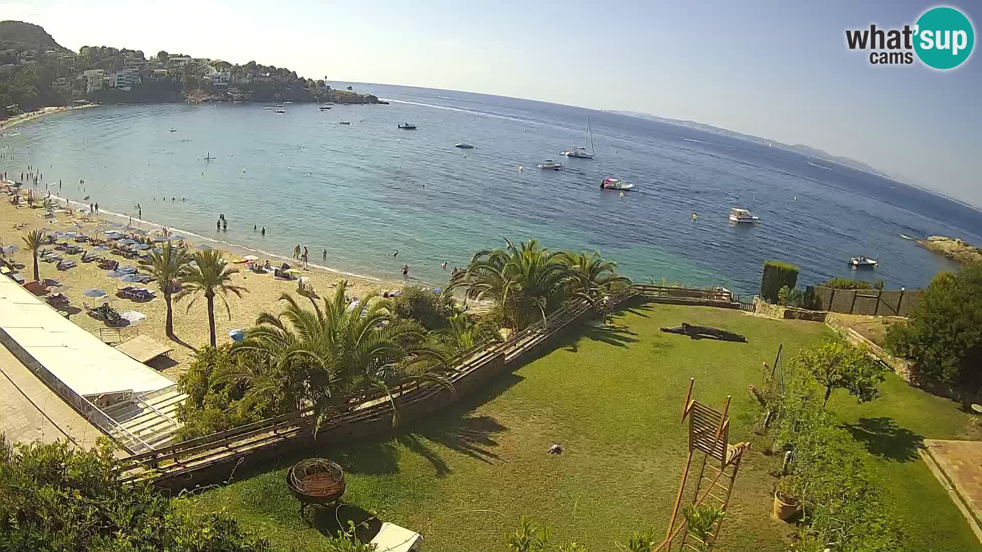 Playa de l’Almadrava camera en vivo Roses – Costa Brava – Espana