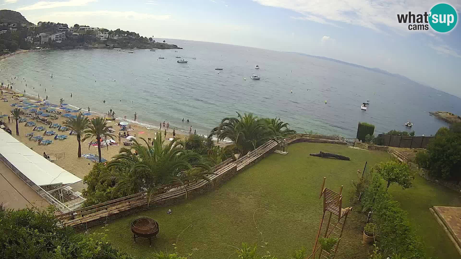 Platja de l’Almadrava beach Live Webcam Roses – Costa Brava – Spain
