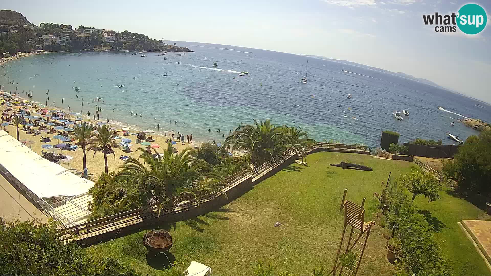 Platja de l’Almadrava beach Live Webcam Roses – Costa Brava – Spain