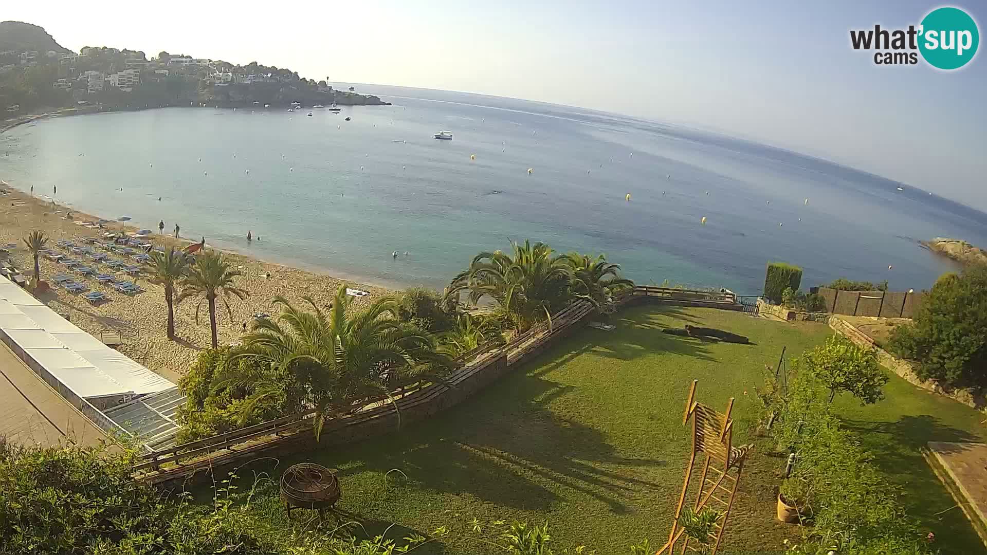 Plaža de l’Almadrava Spletna kamera Roses – Costa Brava – Španija