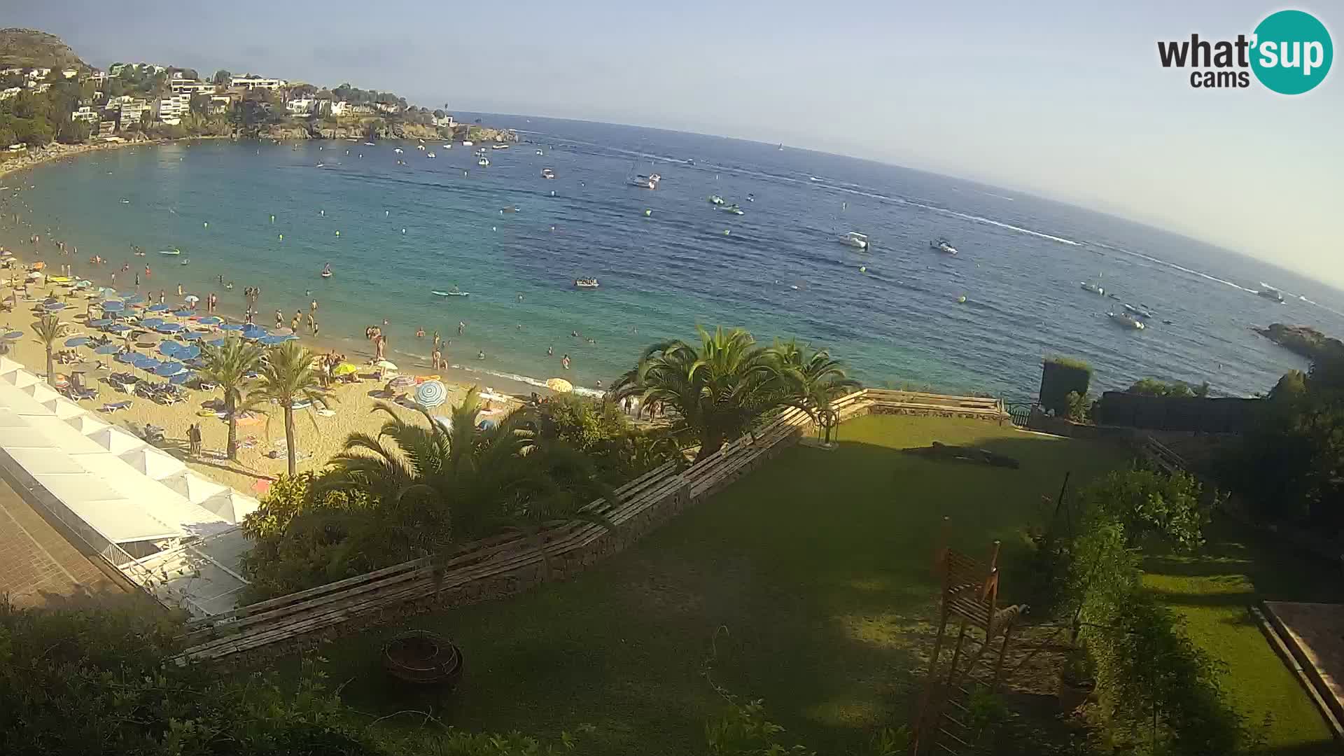 Platja de l’Almadrava Strand Webcam Roses – Costa Brava – Spanien