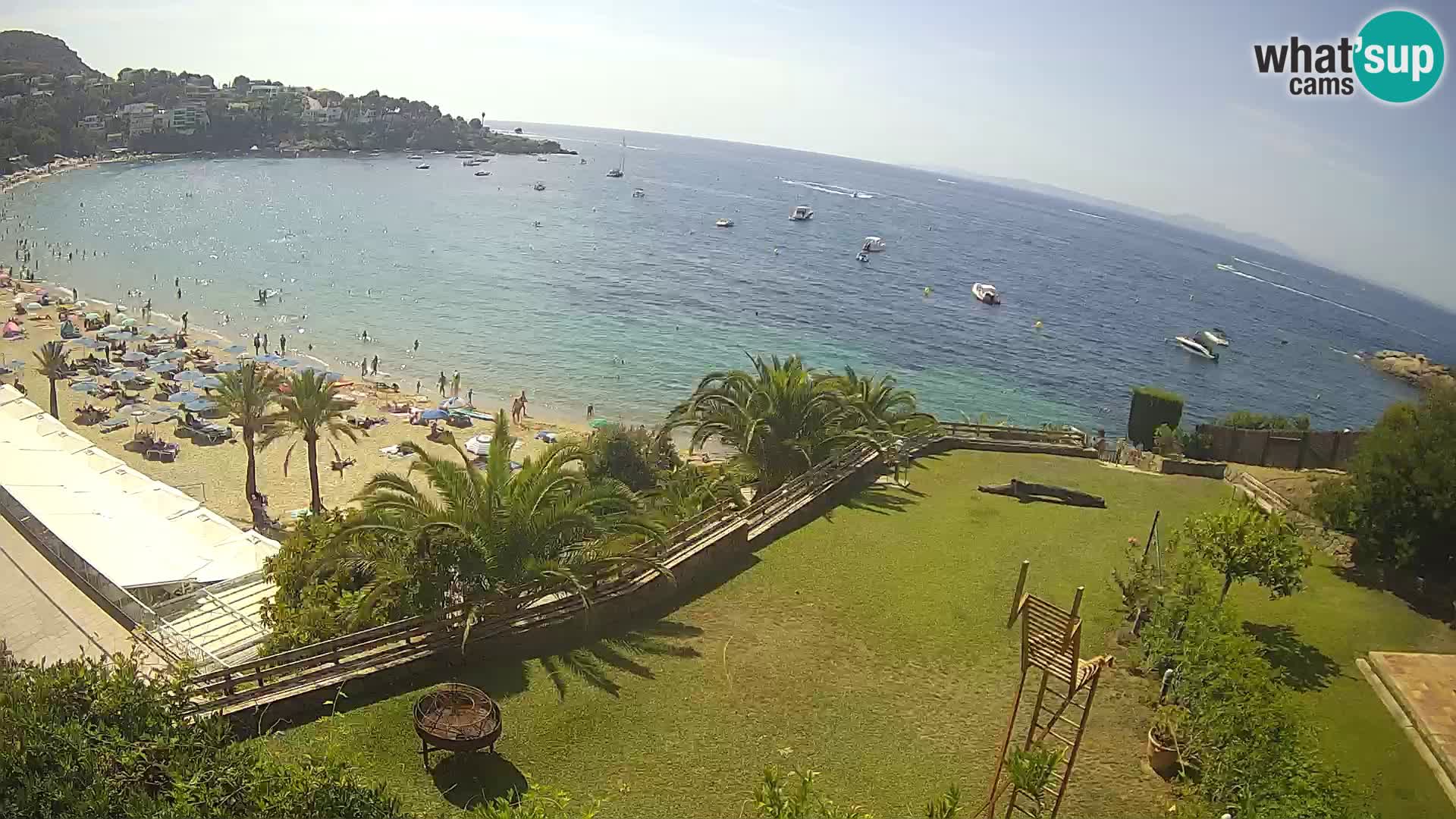 Platja de l’Almadrava beach Live Webcam Roses – Costa Brava – Spain