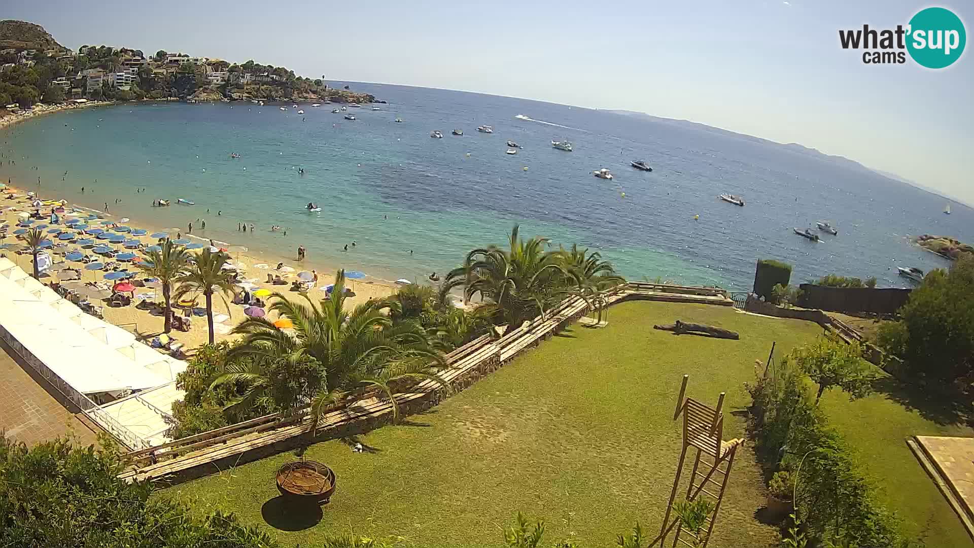 Platja de l’Almadrava beach Live Webcam Roses – Costa Brava – Spain