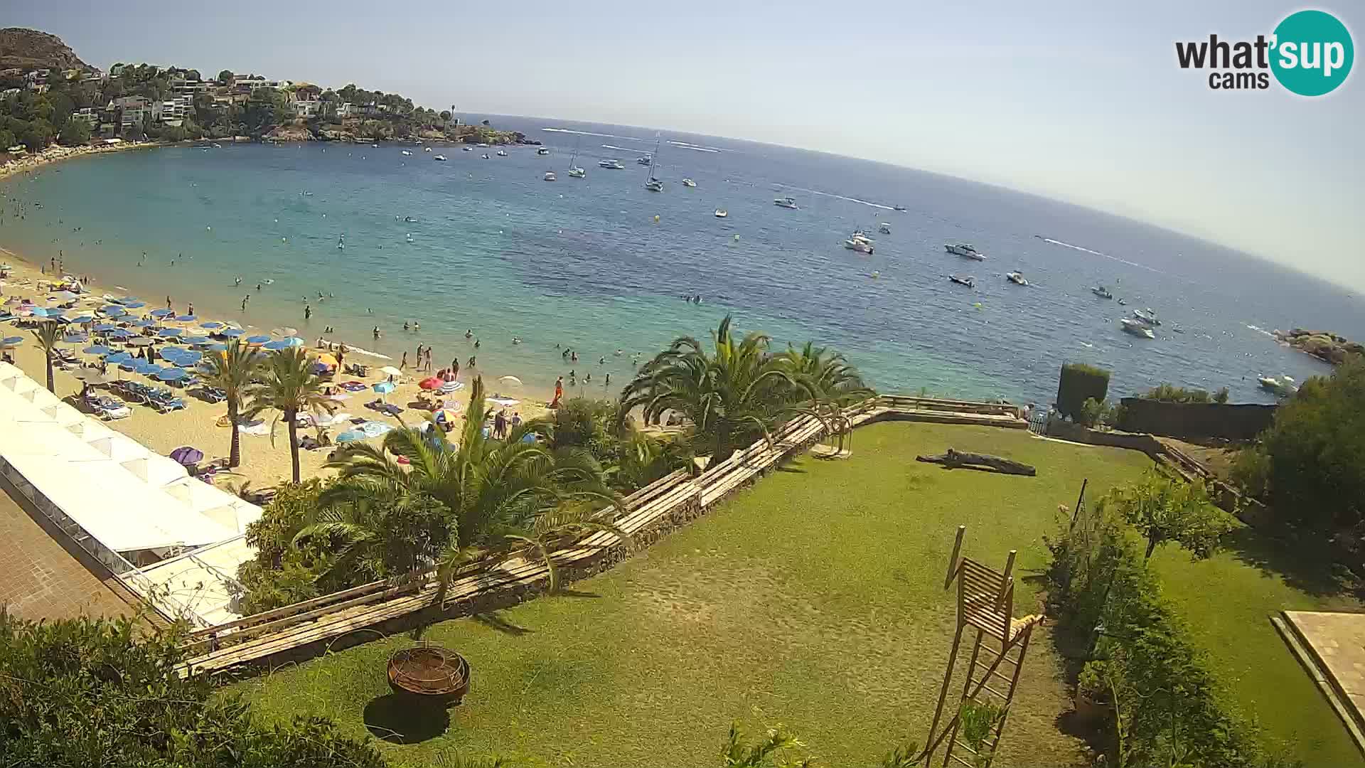 Platja de l’Almadrava Strand Webcam Roses – Costa Brava – Spanien