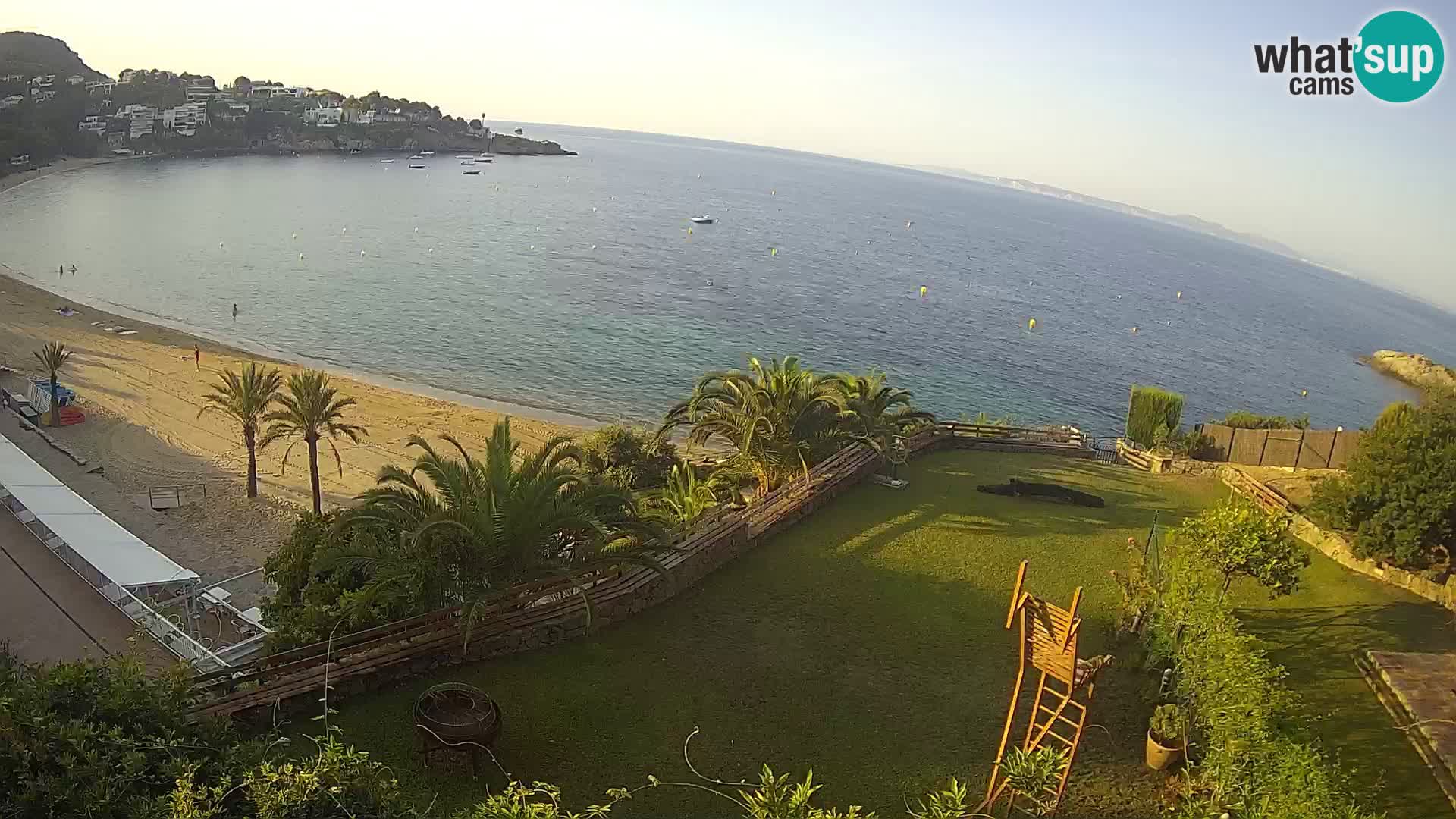Playa de l’Almadrava camera en vivo Roses – Costa Brava – Espana
