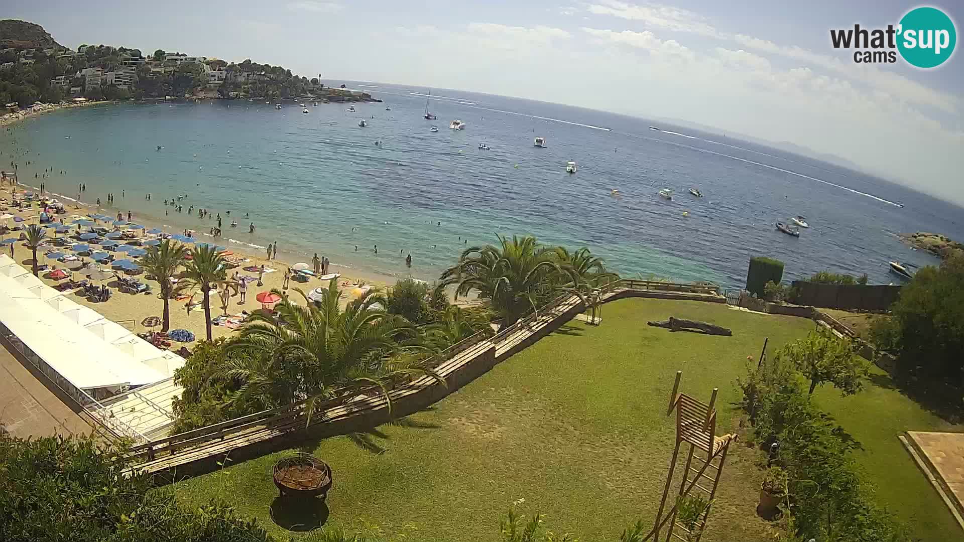 Platja de l’Almadrava beach Live Webcam Roses – Costa Brava – Spain