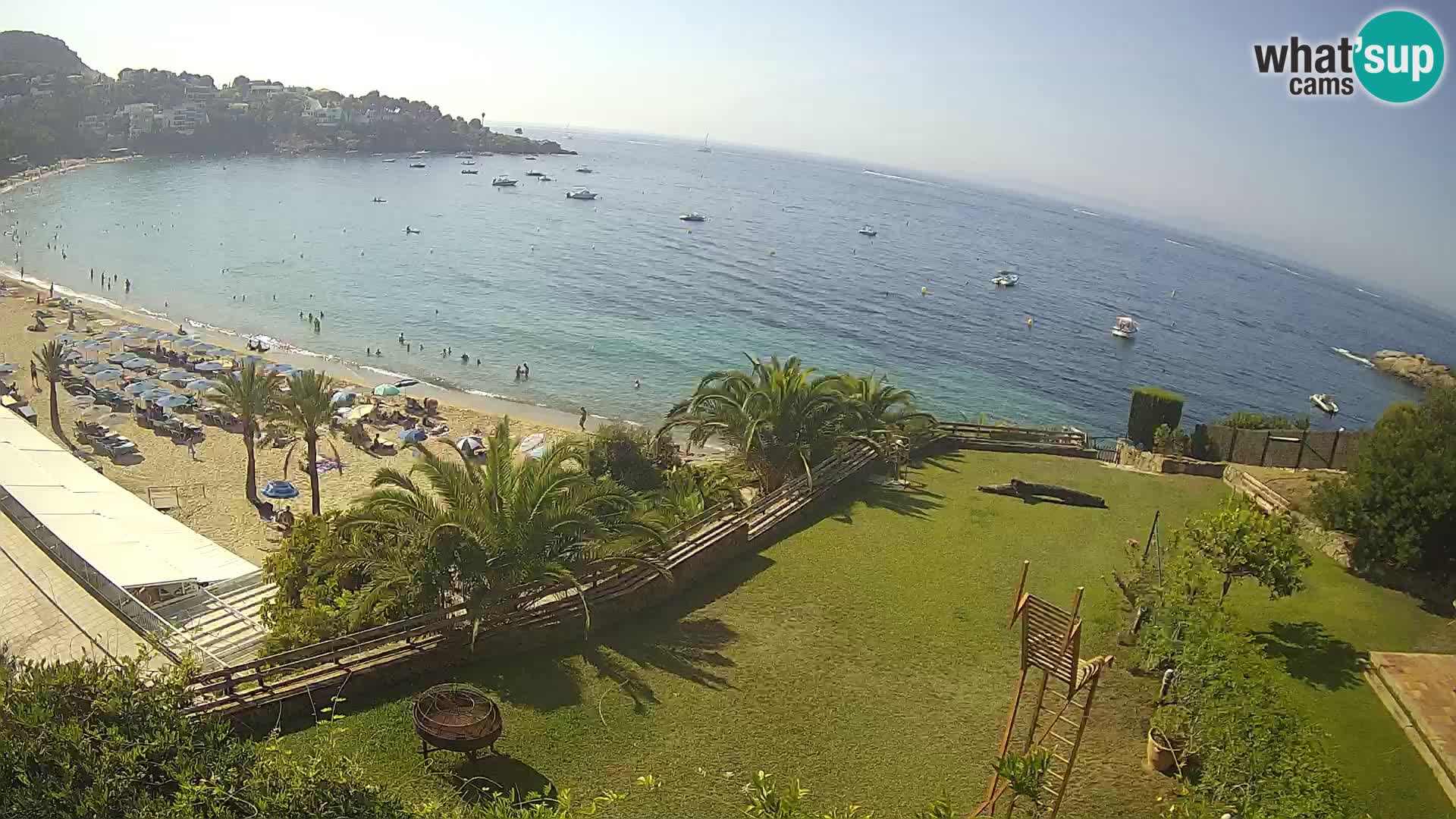 Platja de l’Almadrava beach Live Webcam Roses – Costa Brava – Spain