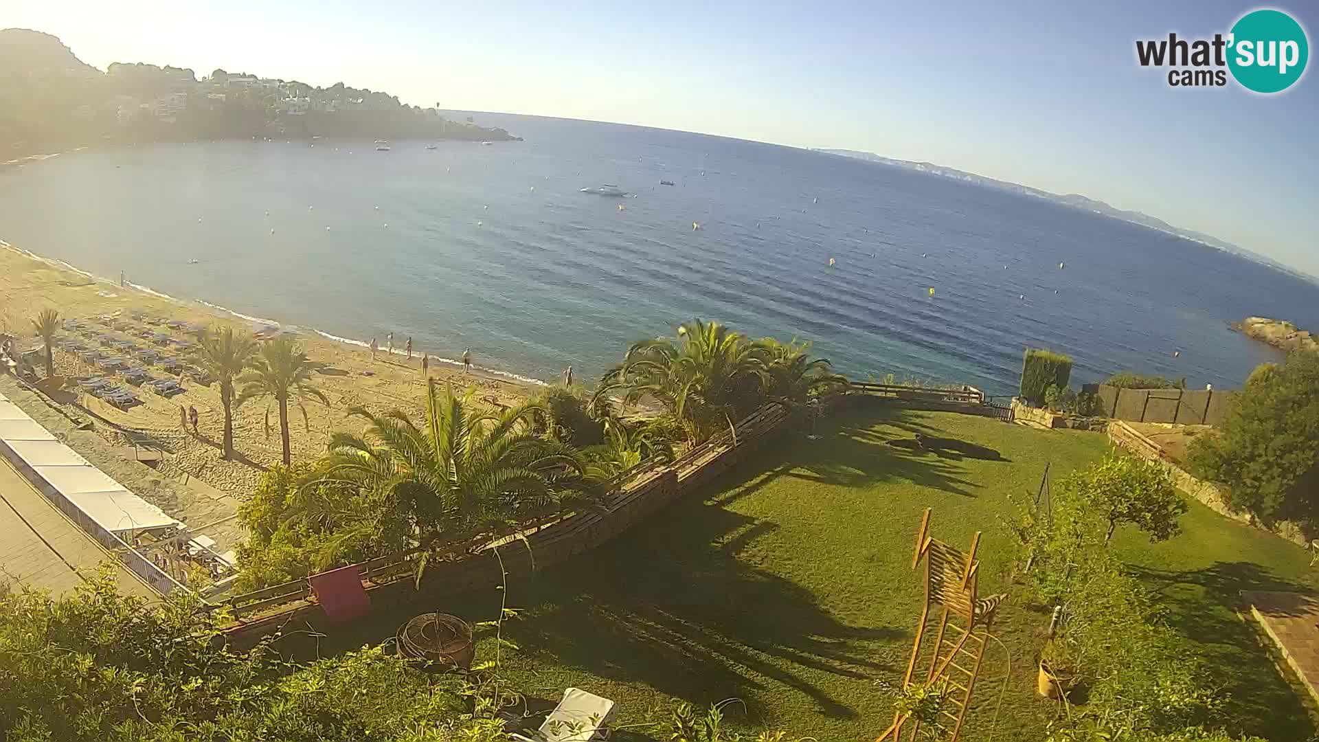 Plaža de l’Almadrava Spletna kamera Roses – Costa Brava – Španija
