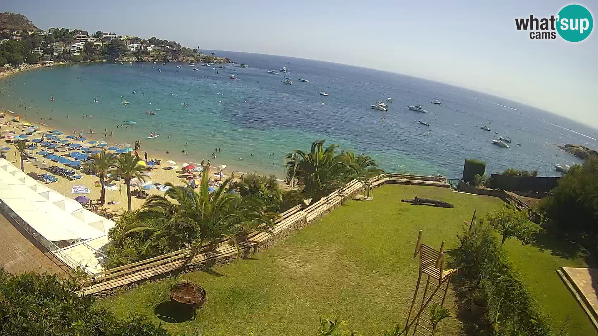 Plage de l’Almadrava Livecam Roses – Costa Brava – Espagne