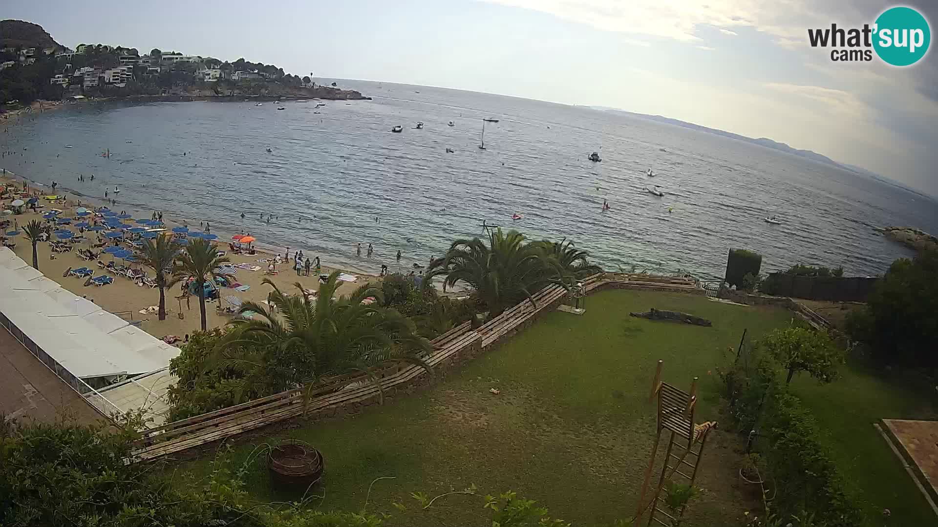 Platja de l’Almadrava beach Live Webcam Roses – Costa Brava – Spain