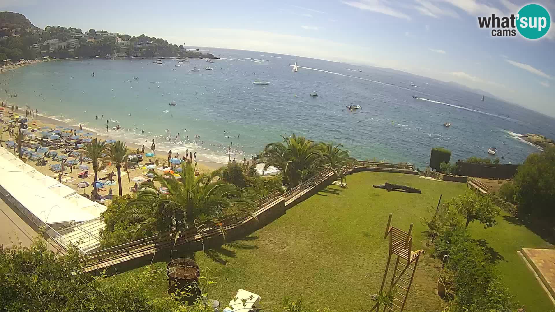 Platja de l’Almadrava beach Live Webcam Roses – Costa Brava – Spain