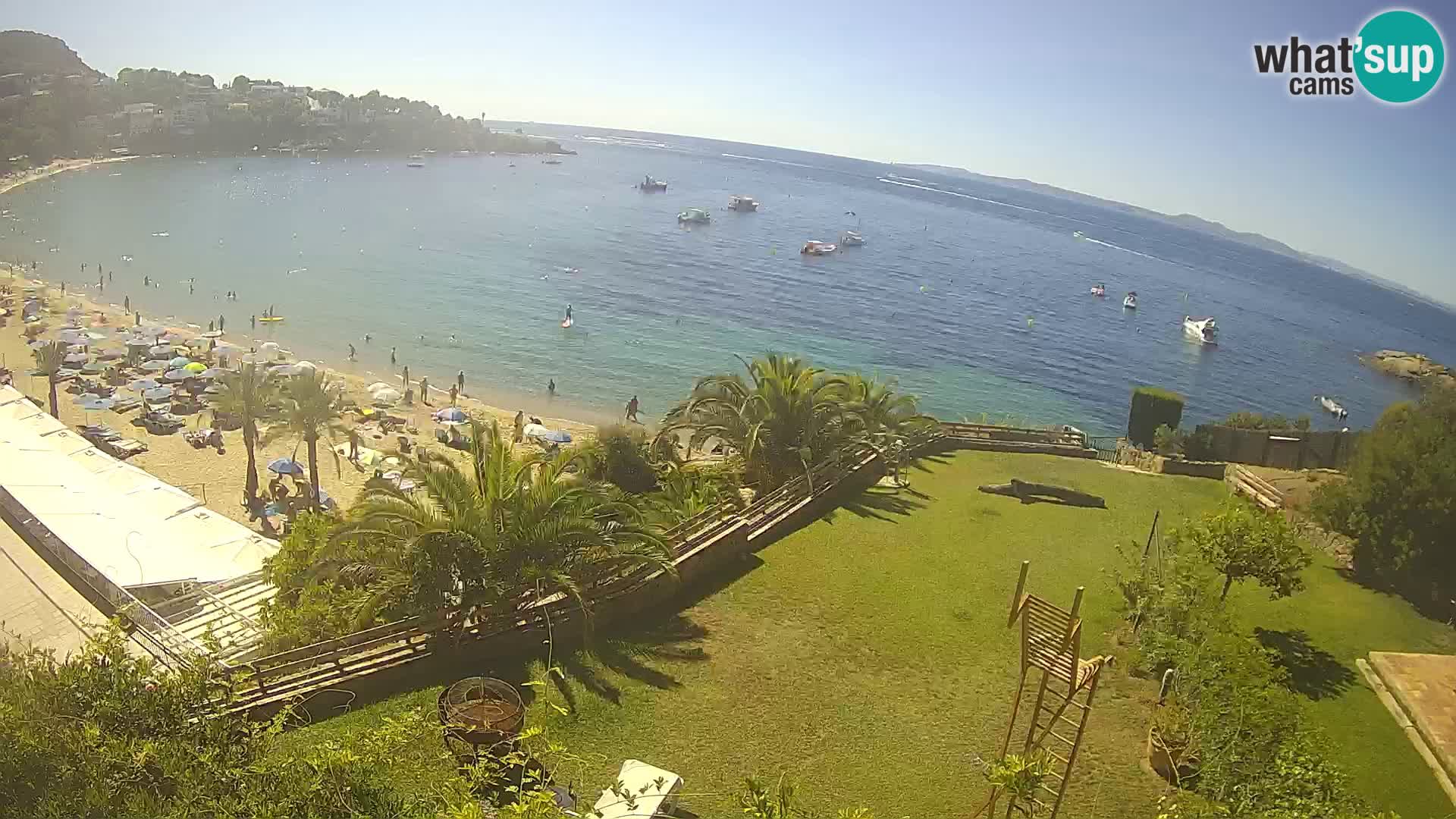 Plaža de l’Almadrava Spletna kamera Roses – Costa Brava – Španija