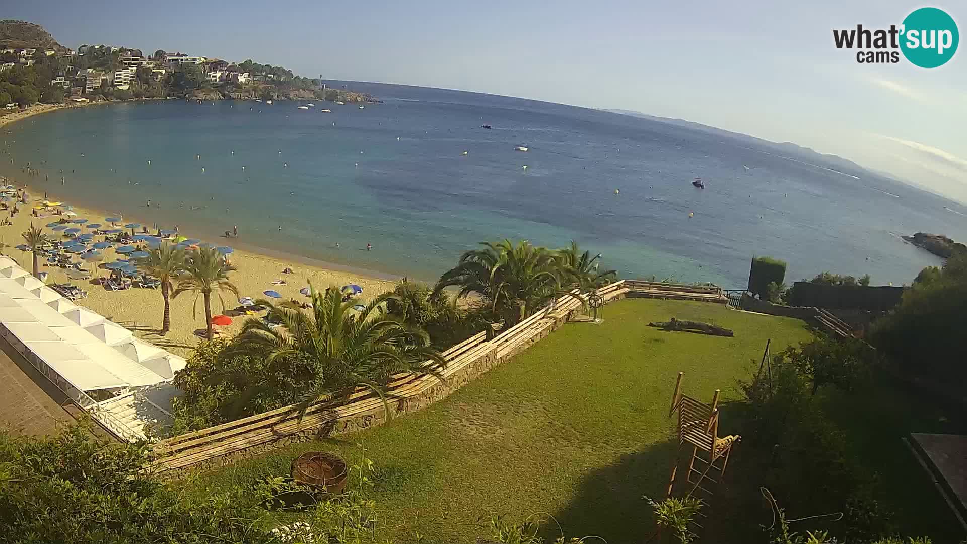 Plaža de l’Almadrava Spletna kamera Roses – Costa Brava – Španija