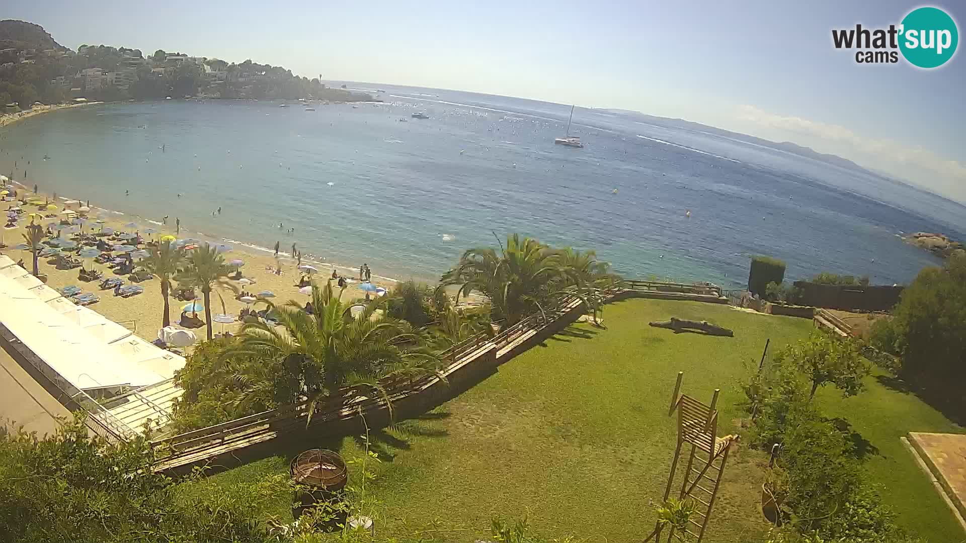 Platja de l’Almadrava Strand Webcam Roses – Costa Brava – Spanien