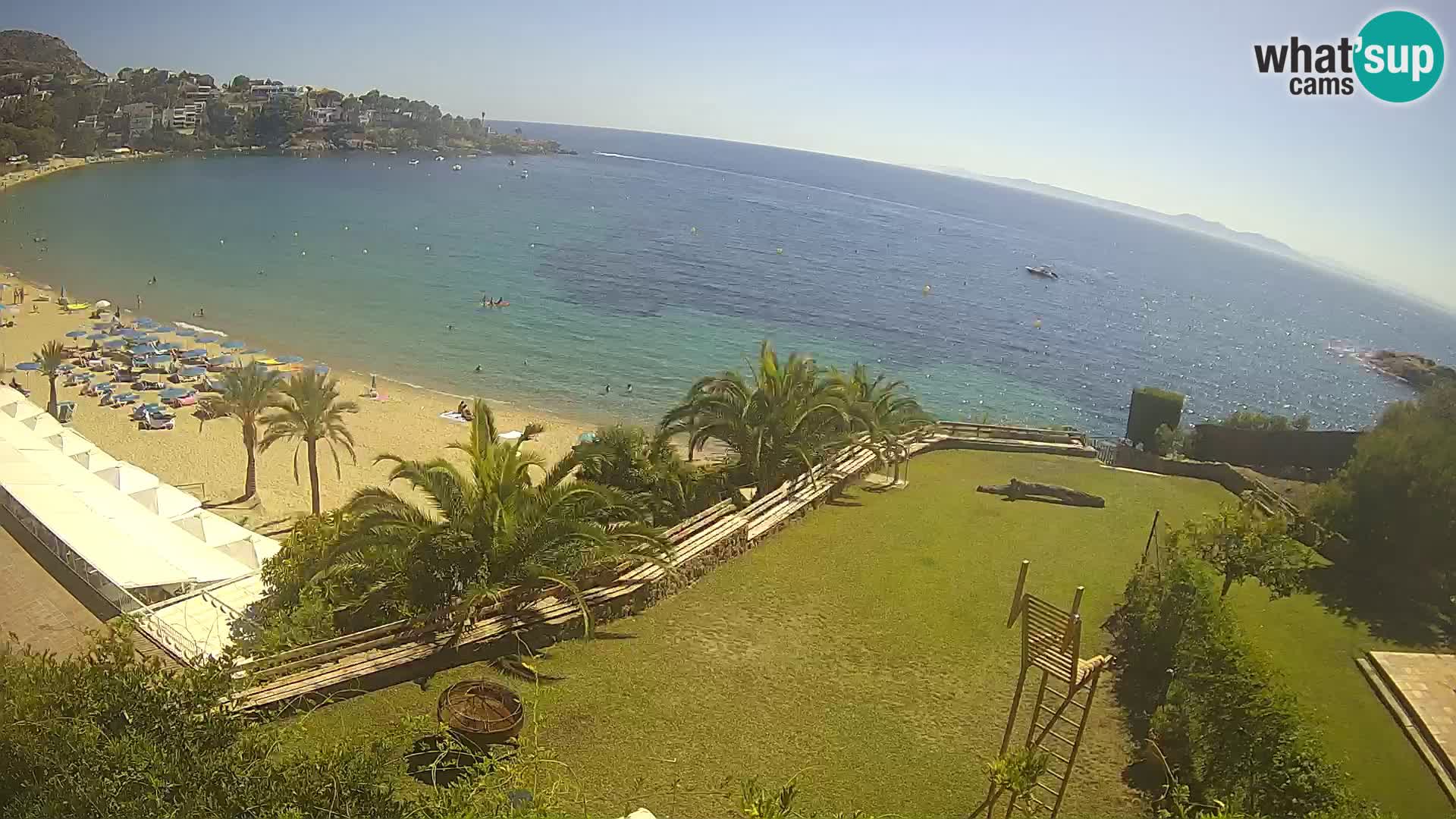 Plaža de l’Almadrava Spletna kamera Roses – Costa Brava – Španija