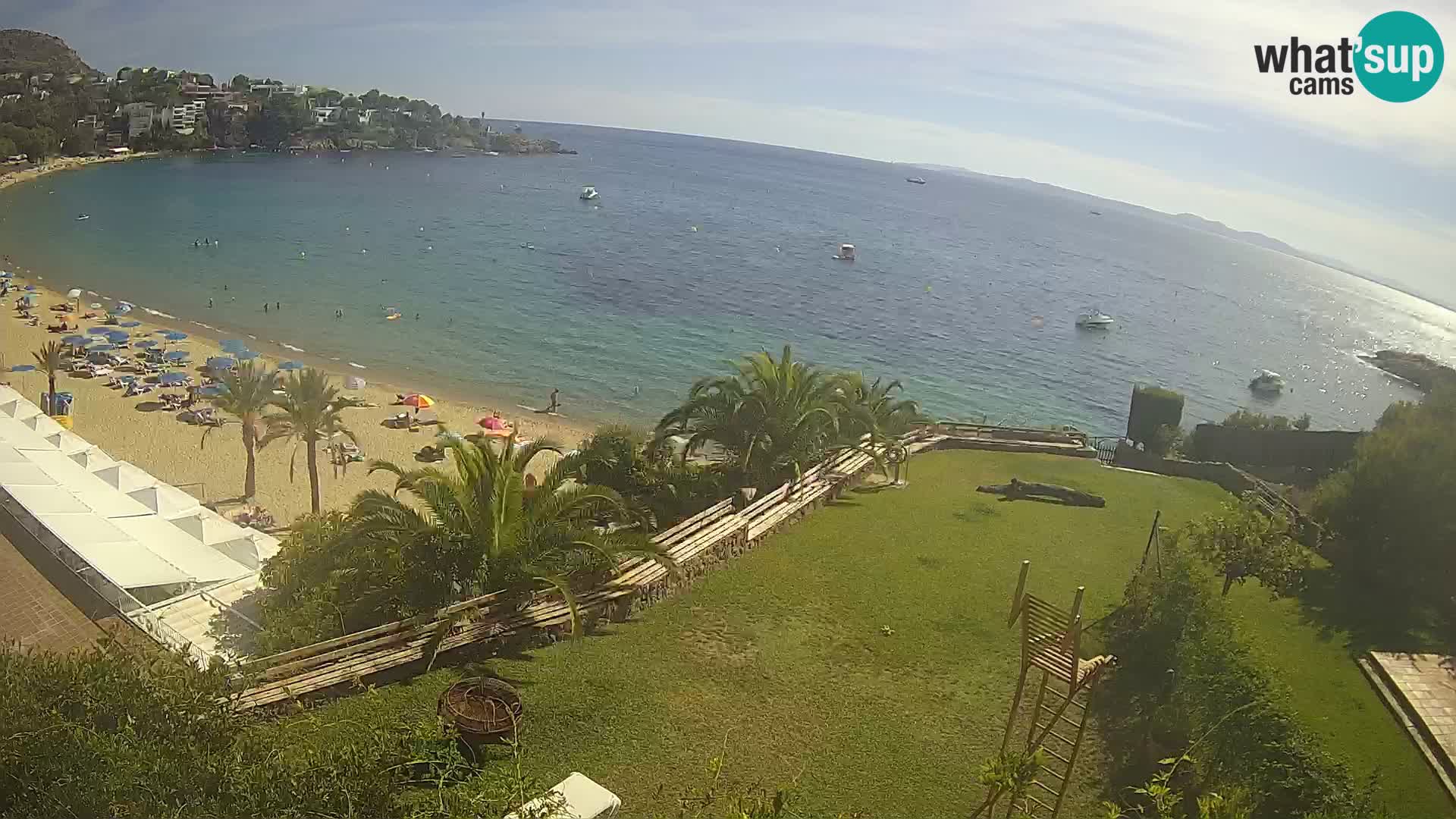 Plaža de l’Almadrava Spletna kamera Roses – Costa Brava – Španija