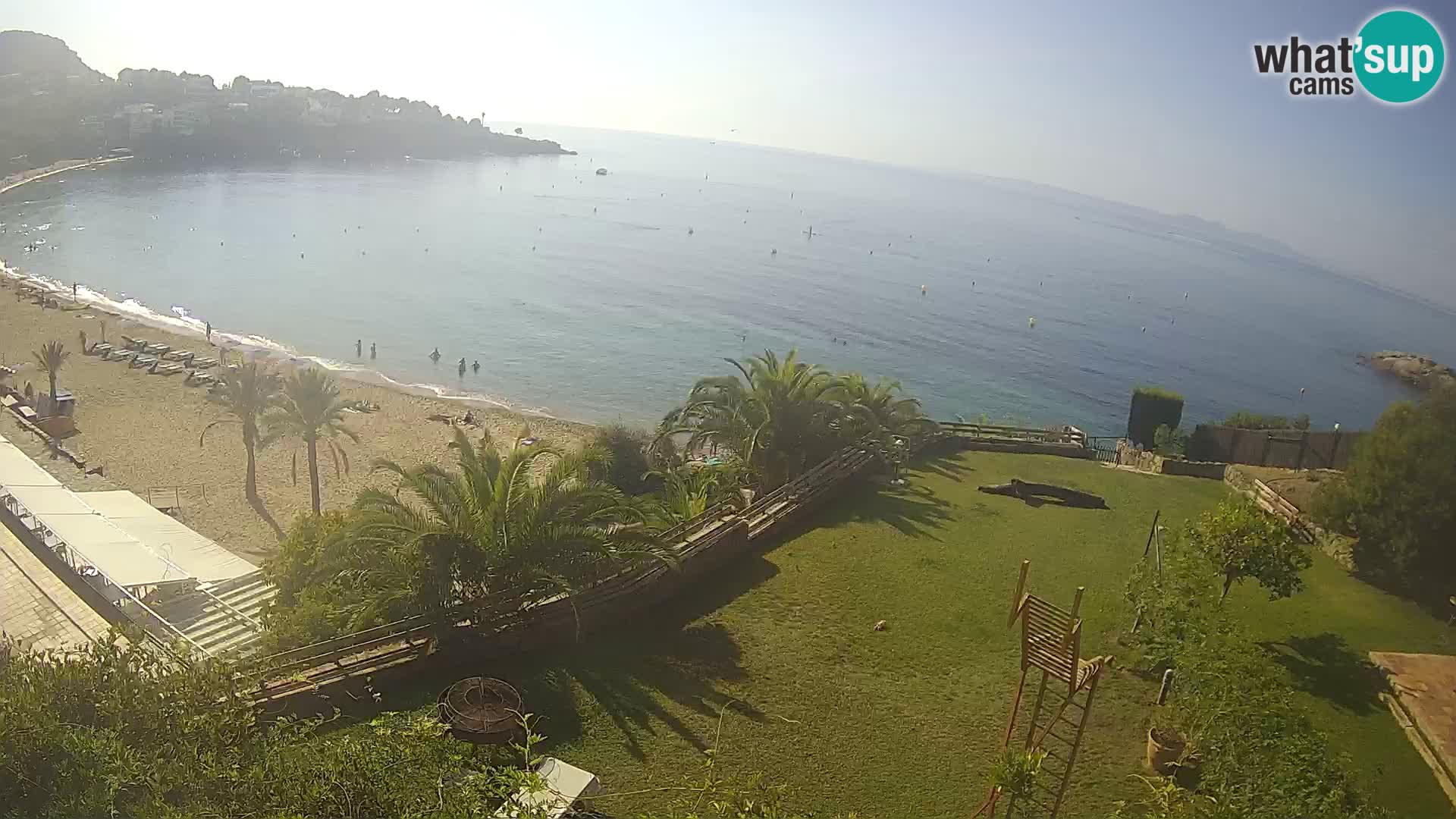 Platja de l’Almadrava beach Live Webcam Roses – Costa Brava – Spain