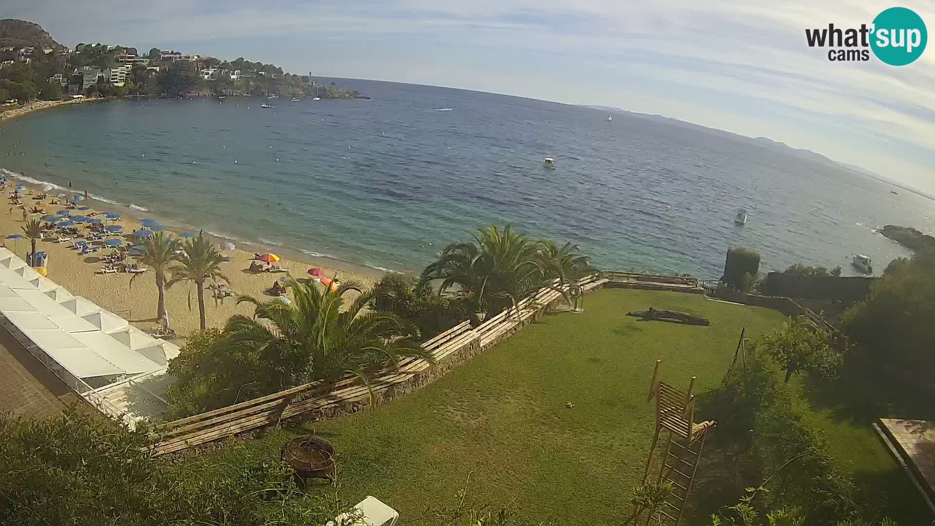 Plaža de l’Almadrava Spletna kamera Roses – Costa Brava – Španija