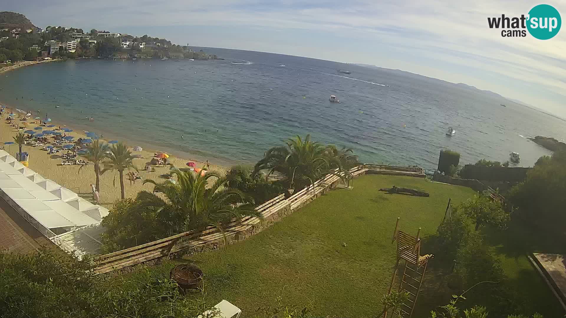 Platja de l’Almadrava beach Live Webcam Roses – Costa Brava – Spain