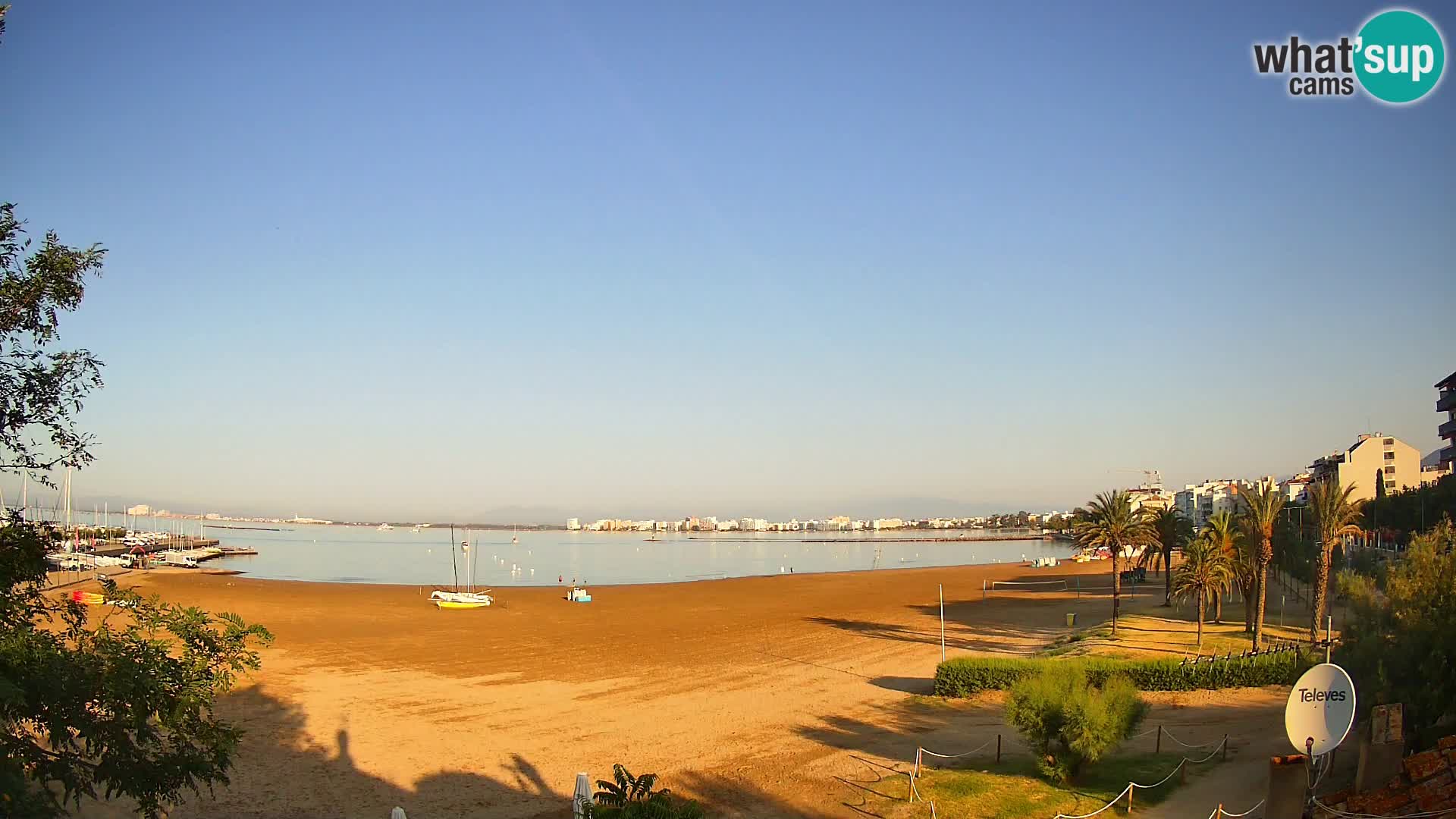 Web kamera plaža La Perola | ROSES | Costa Brava