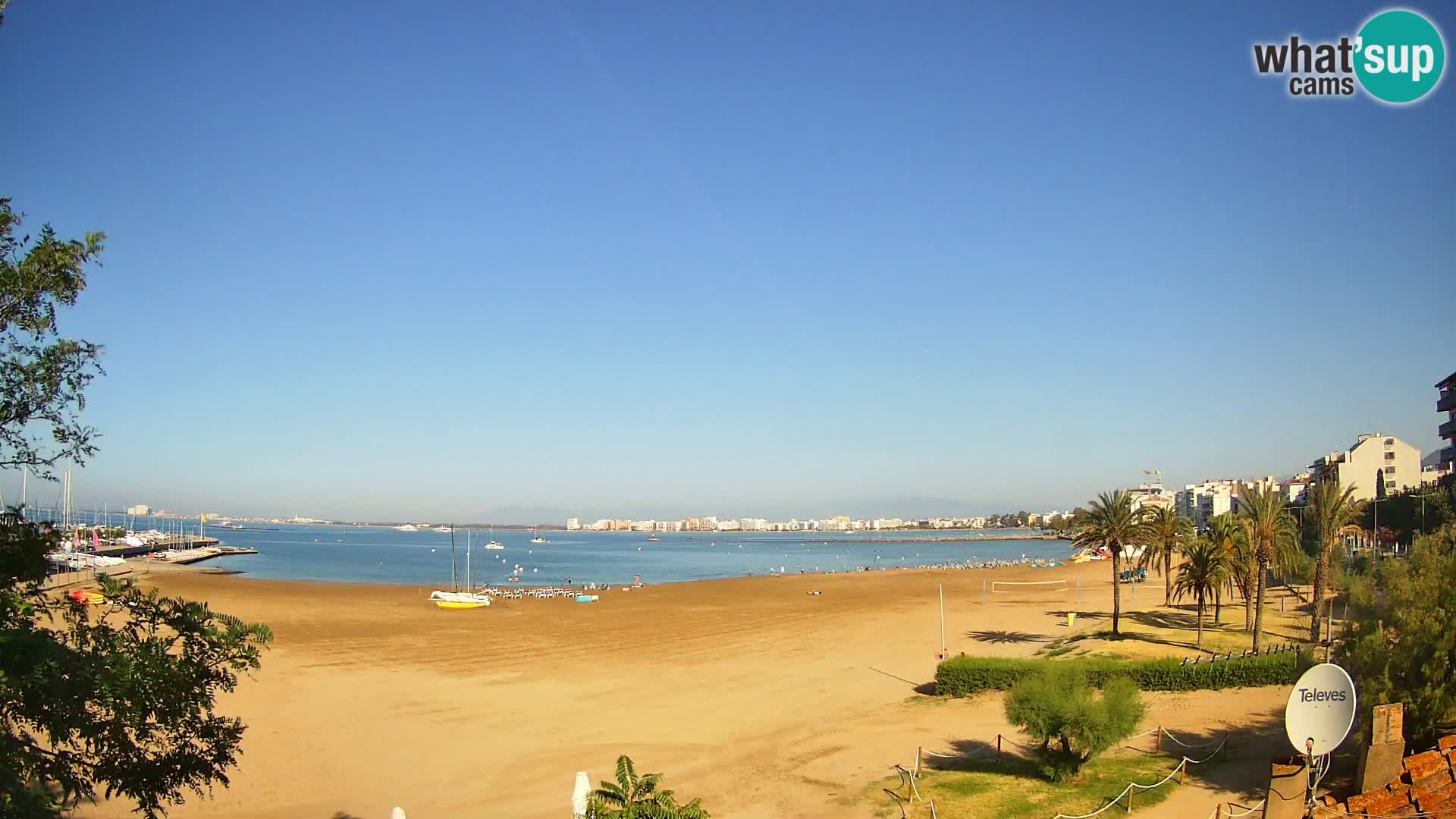Webcam La Perola beach | ROSES | Costa Brava