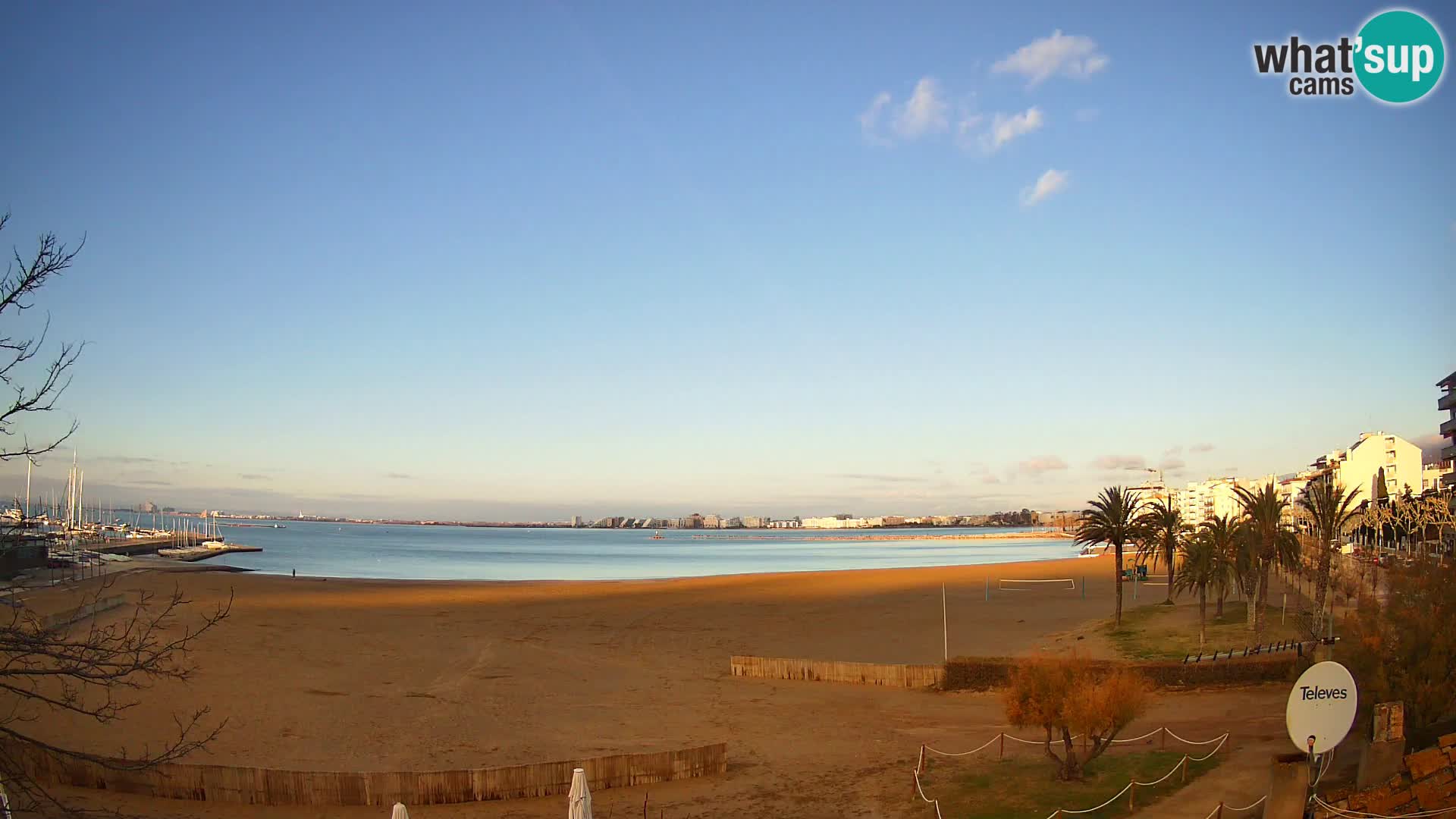 Webcam La Perola beach | ROSES | Costa Brava