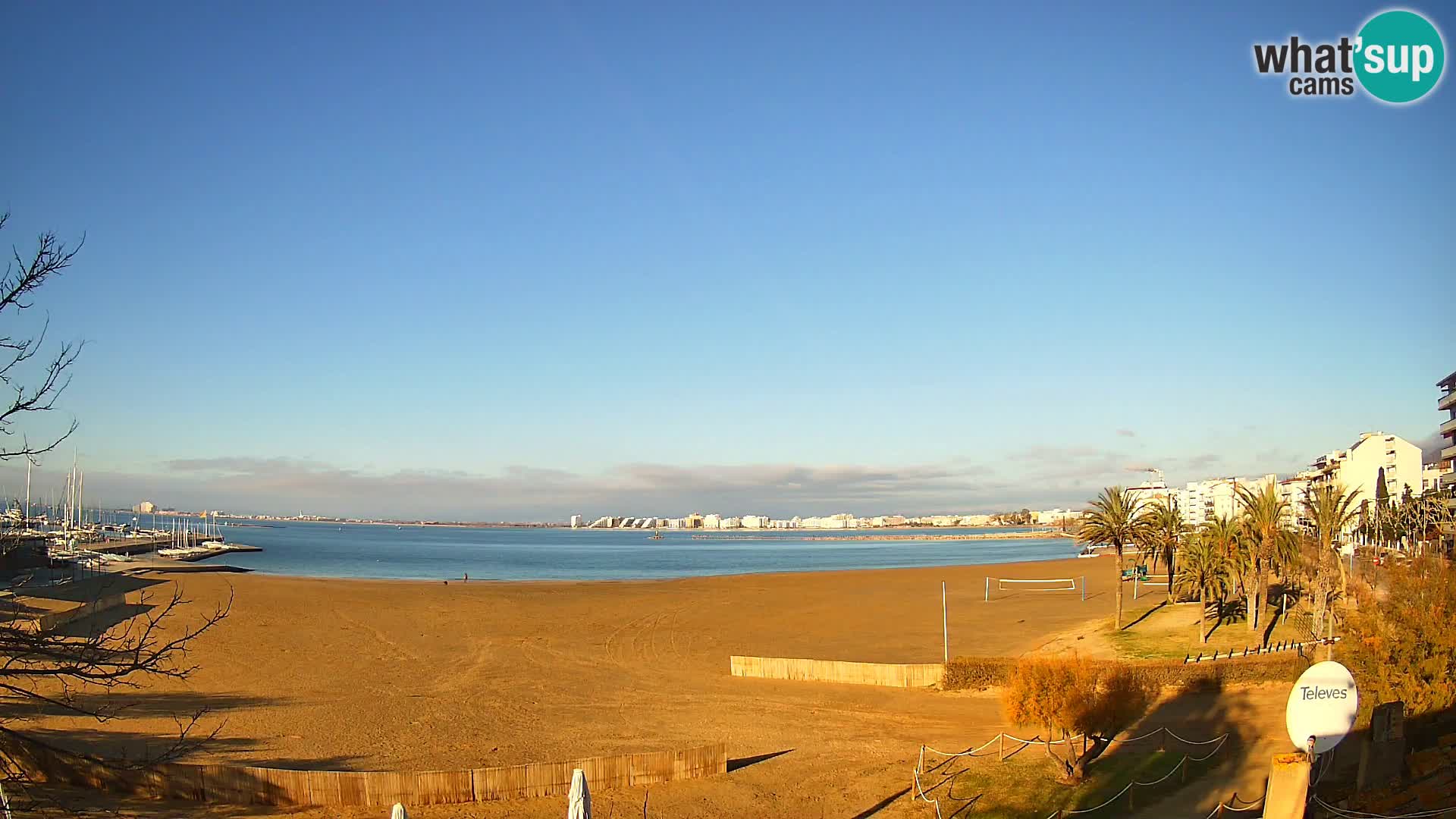 Webcam La Perola beach | ROSES | Costa Brava