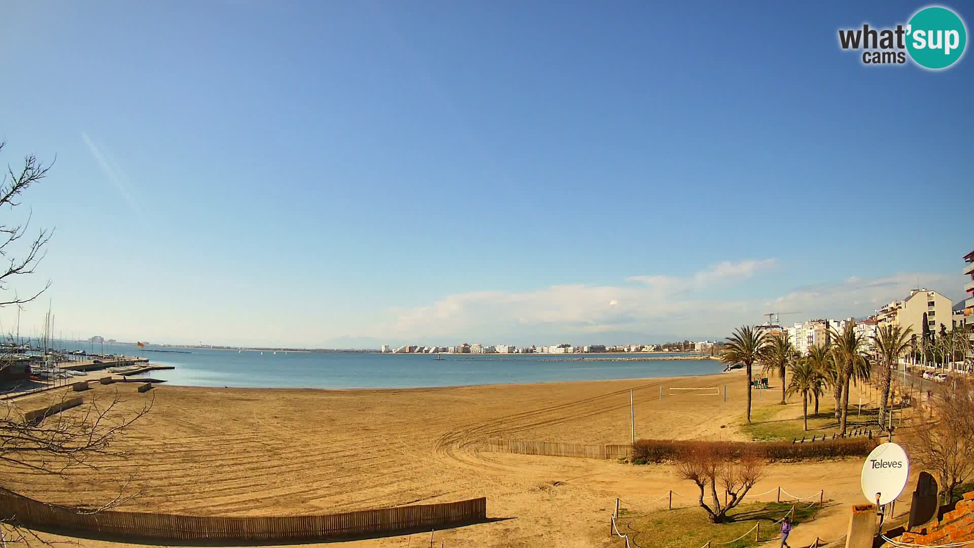 Webcam La Perola beach | ROSES | Costa Brava