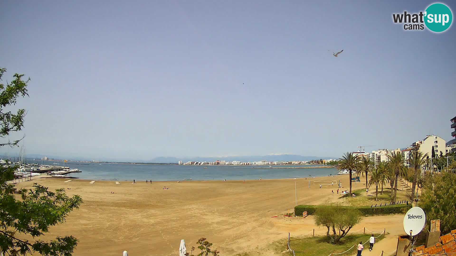 Webcam La Perola beach | ROSES | Costa Brava
