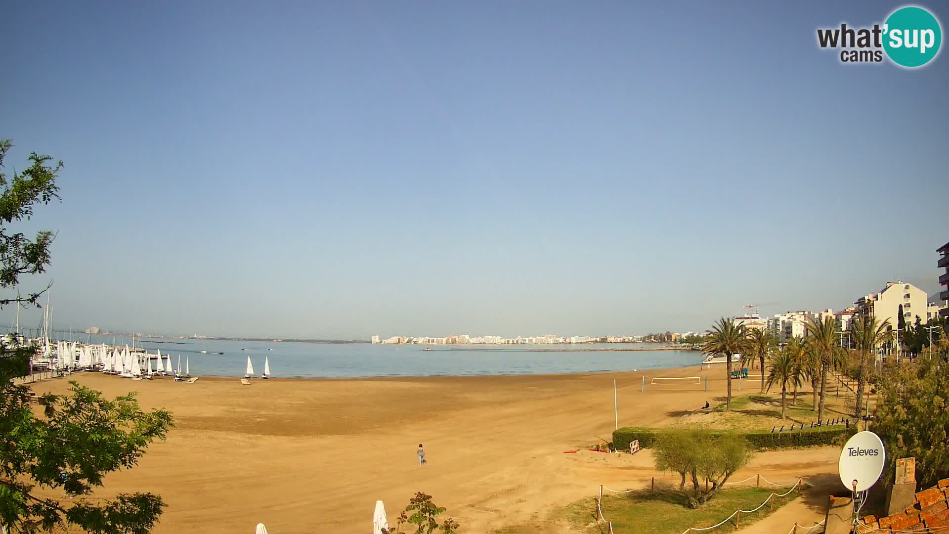 Webcam La Perola beach | ROSES | Costa Brava