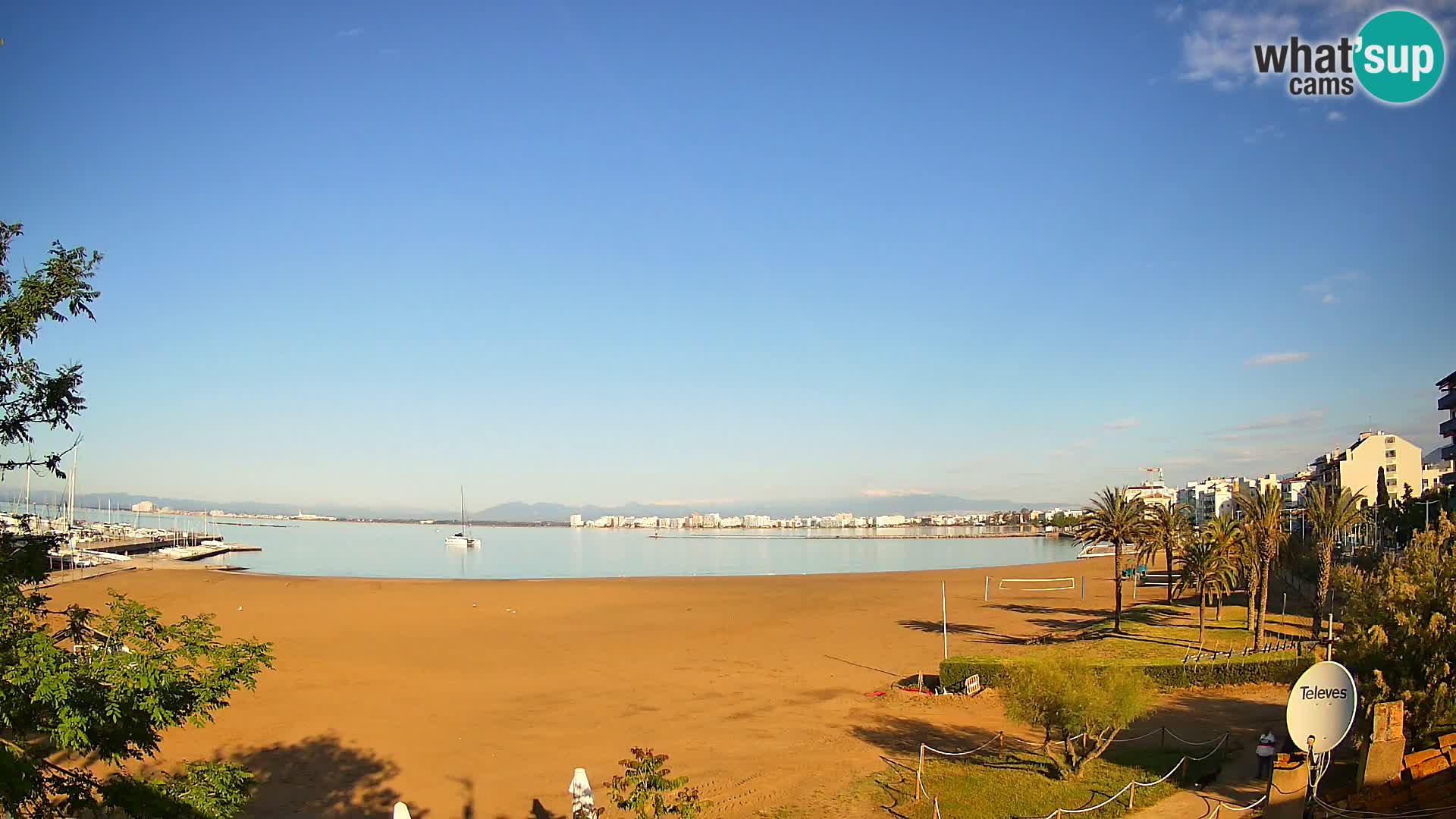 Webcam La Perola beach | ROSES | Costa Brava