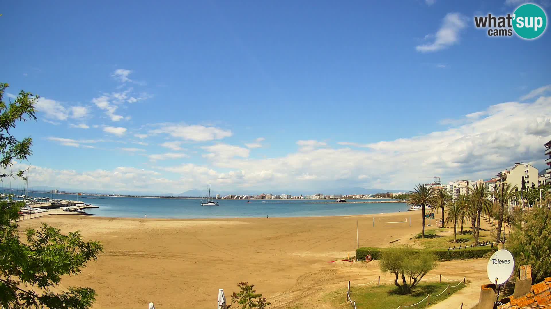Webcam La Perola beach | ROSES | Costa Brava