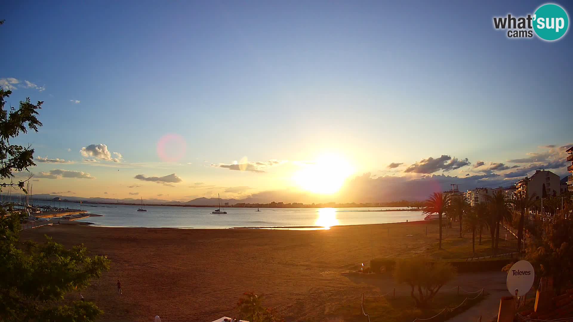 Webcam La Perola beach | ROSES | Costa Brava