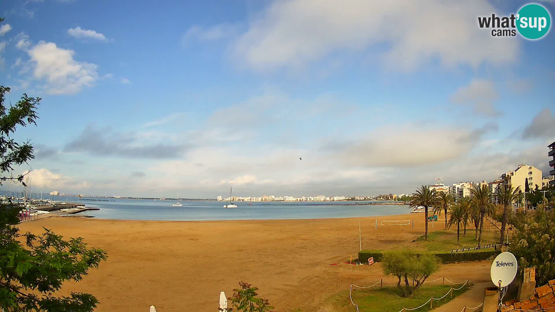Webcam Strand La Perola | ROSES | Costa Brava