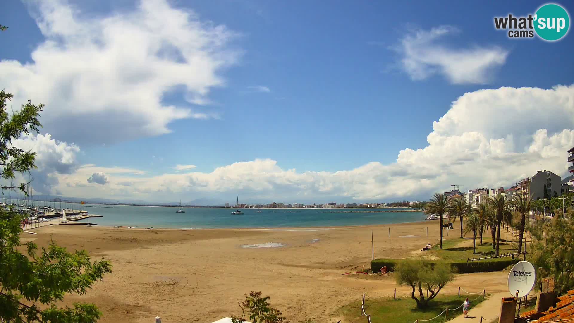 Webcam La Perola beach | ROSES | Costa Brava