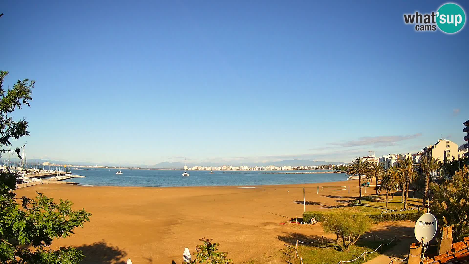 Webcam Strand La Perola | ROSES | Costa Brava