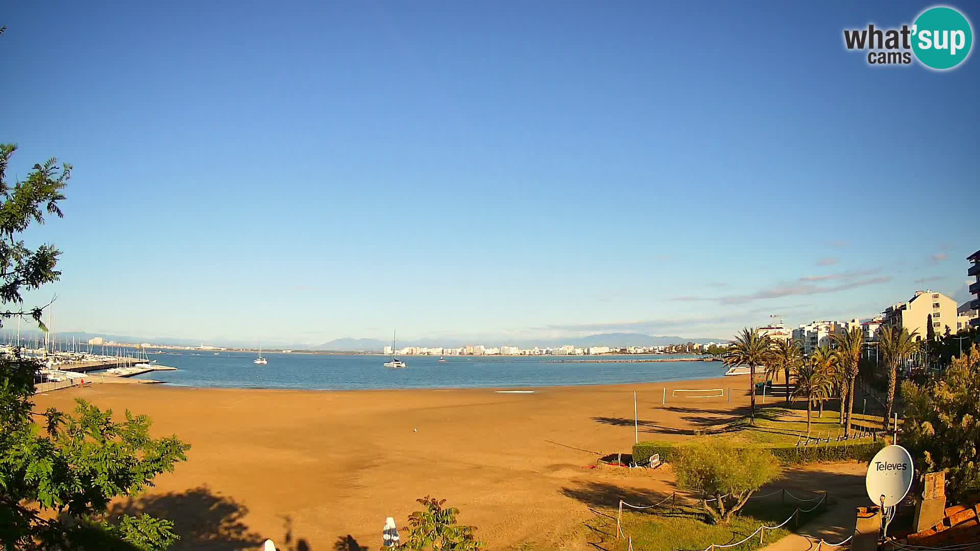 Webcam plage La Perola | ROSES | Costa Brava
