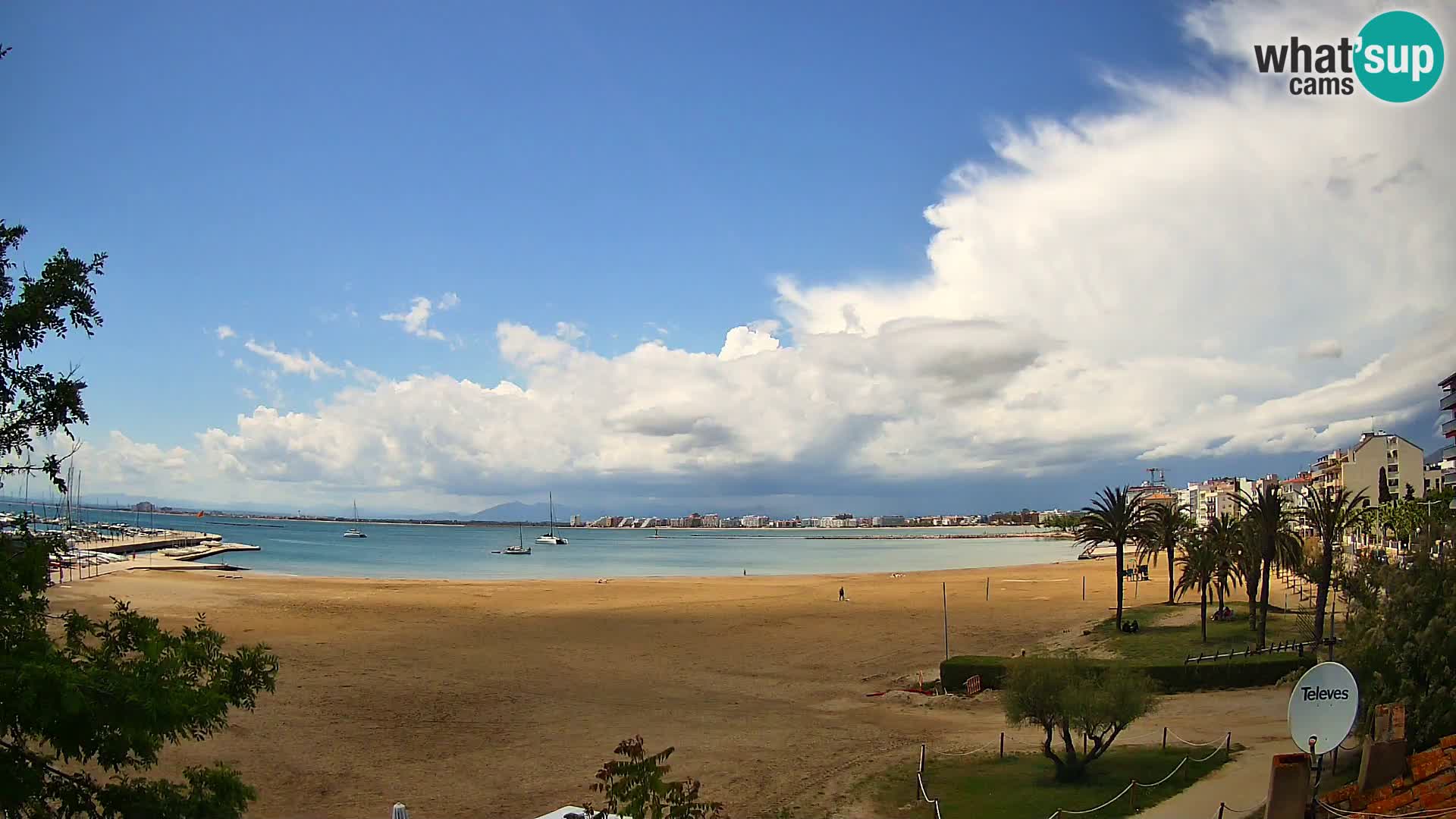 Webcam La Perola beach | ROSES | Costa Brava