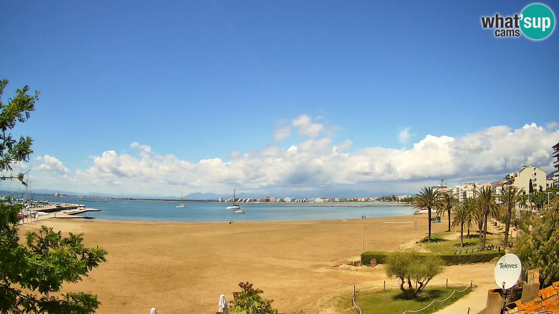 Webcam La Perola beach | ROSES | Costa Brava