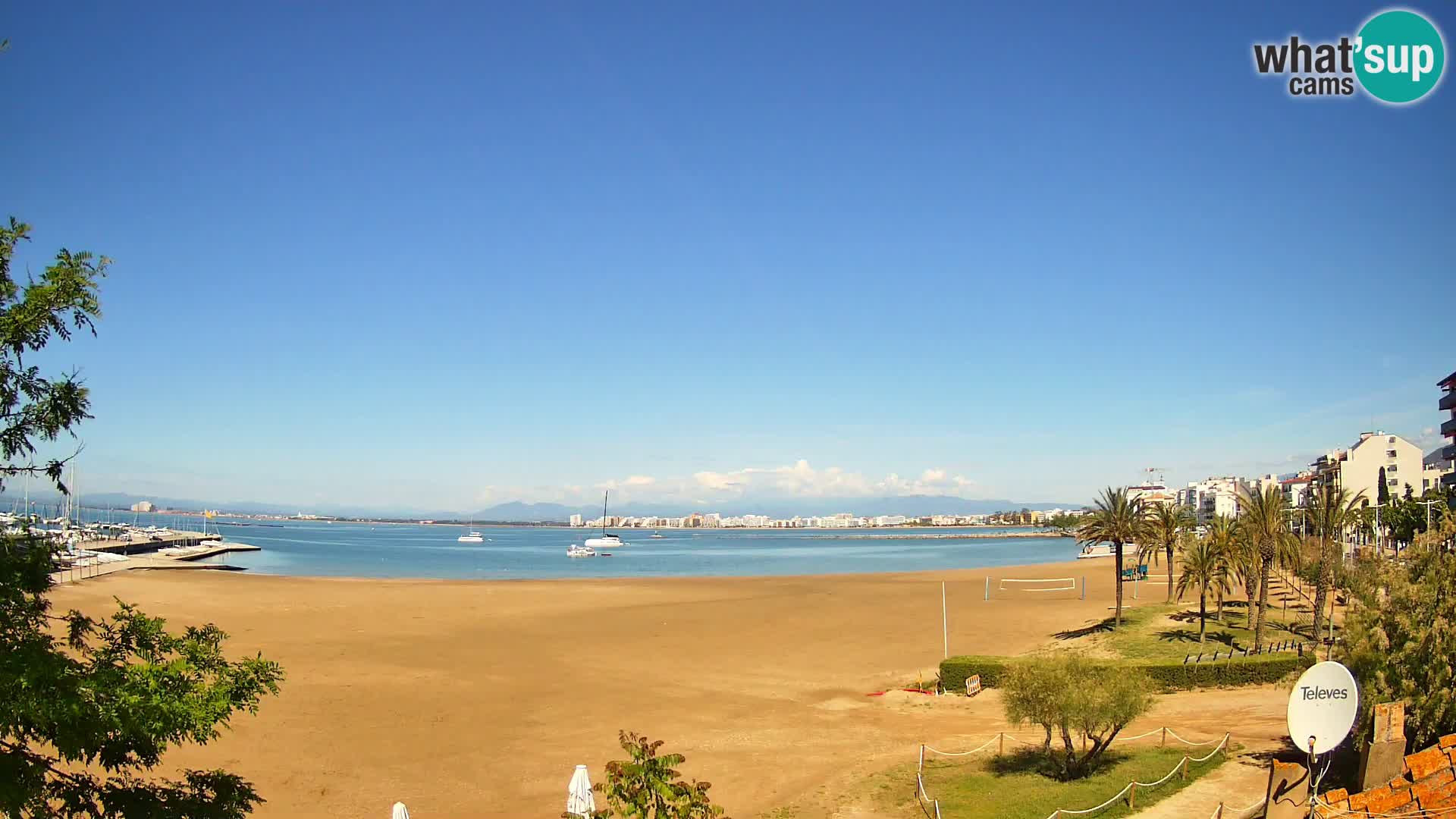 Webcam spiaggia La Perola | ROSES | Costa Brava