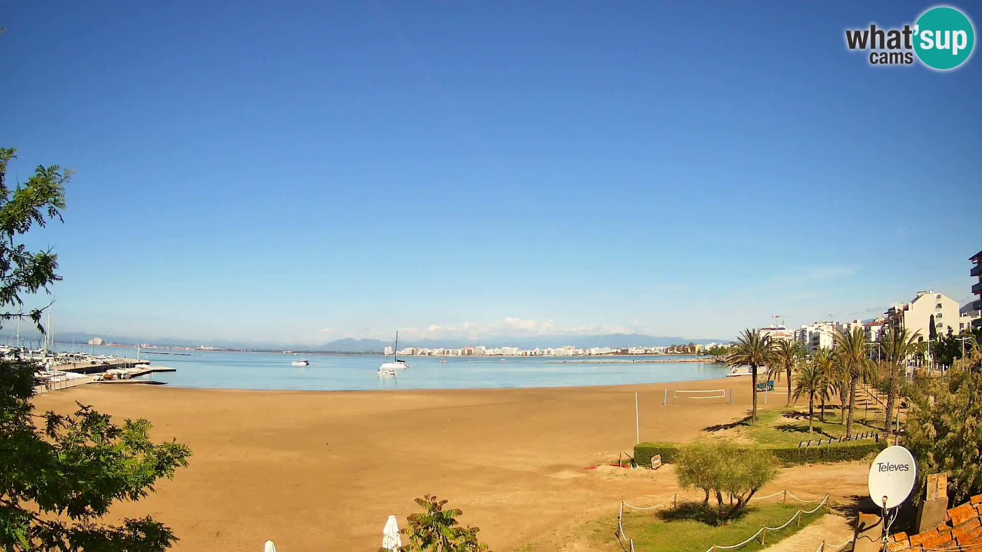 Webcam spiaggia La Perola | ROSES | Costa Brava