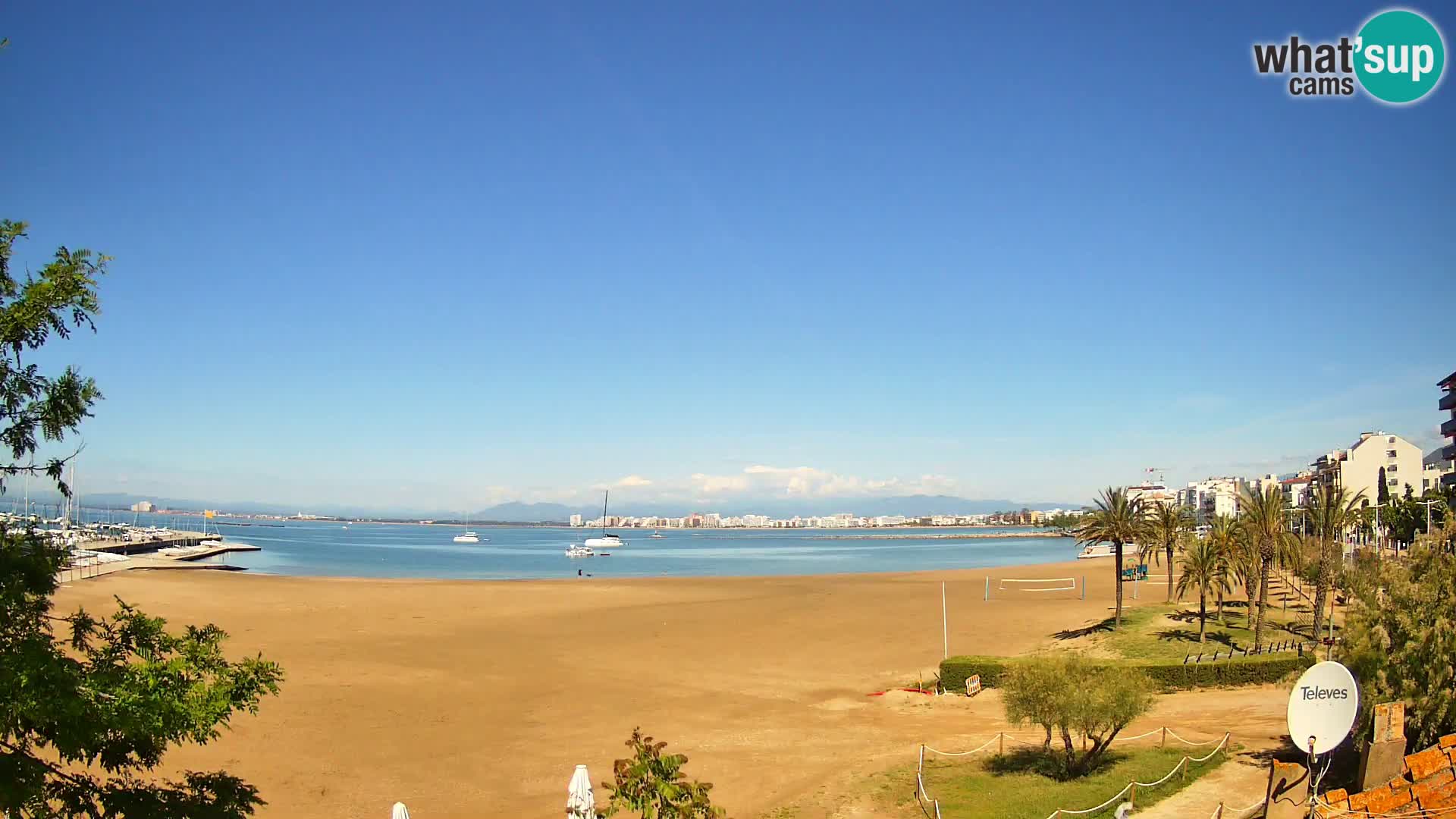 Kamera plaža La Perola | ROSES | Costa Brava