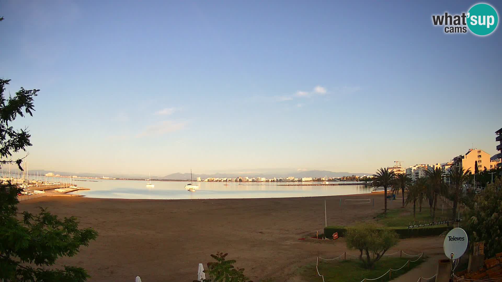 Webcam spiaggia La Perola | ROSES | Costa Brava